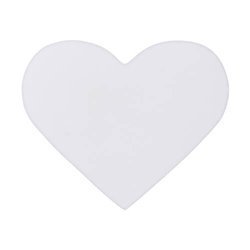 Matt ceramic mat for sublimation - heart