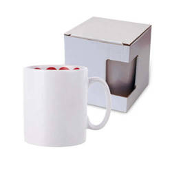 Mug 300 ml with the I love You inside with box  Sublimation Termotransfer
