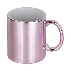 Mug 330 ml plated for sublimation - pink