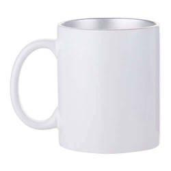 Mug 330ml with silver interior Sublimation Thermal Transfer
