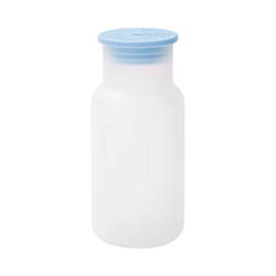 Mug - 550 ml bottle for sublimation with a blue lid