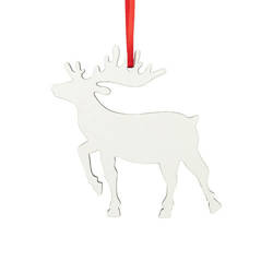 One-sided MDF pendant for sublimation - deer