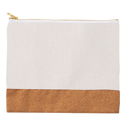 Pencil case made of linen and cork for sublimation