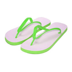 Photo Flip-Flops green Sublimation Thermal Transfer