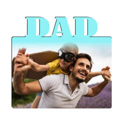 Photo Frame made of MDF for sublimation - Dad