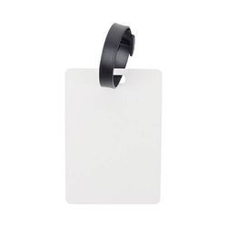 Plastic baggage tag for sublimation - rectangle