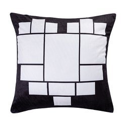 Plush pillowcase with panels for photos for sublimation - heart