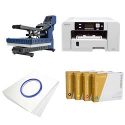 Sawgrass Virtuoso SG500 printer kit + automatic flatbed press 38 x 38 cm - BPRO3838MDSCB ChromaBlast