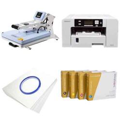 Sawgrass Virtuoso SG500 printer set + flatbed press 40 x 50 cm - OT-PB4050SMDLB ChromaBlast