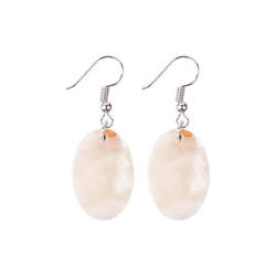 Seashell earrings for sublimation - oval