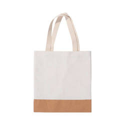 Shopping bag 36 x 39 cm made of linen and cork for sublimation