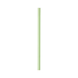 Simple glass straw 20 cm - green