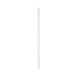 Simple, smooth glass straw 23 cm