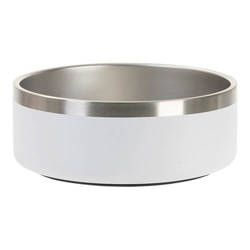 Stainless steel bowl 1250 ml for sublimation - white matt