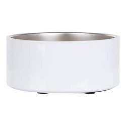 Stainless steel dog bowl 1900 ml for sublimation - white