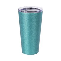 Thermal tumbler 480 ml for sublimation - blue glitter