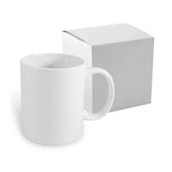 White mug JS Coating 300 ml with a cardboard box for sublimation