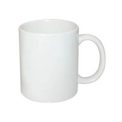 White mug class A 330 ml Sublimation Thermal Transfer