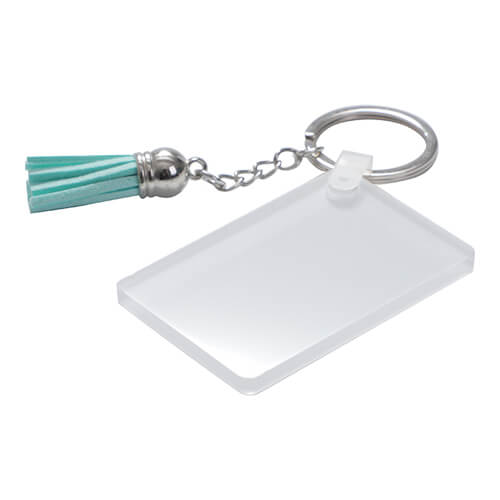 Pro World Rectangle Acrylic Keychain | Sublimation Blank
