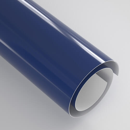 Selfadhesive foil 30.5 x 30.5 cm 20 sheets Glossy Dark Blue