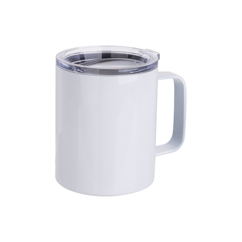 300 ml Stainless Steel Coffee Cup (White)