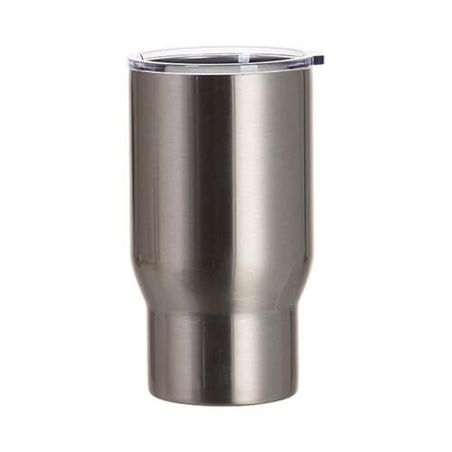 550 ml stainless steel travel mug for sublimation - silver