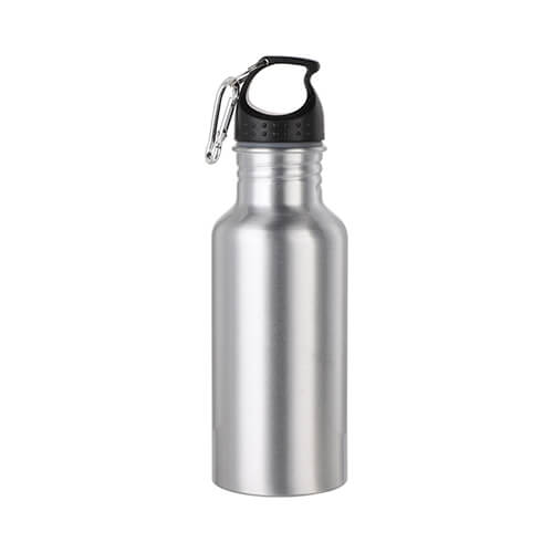 600 ml aluminum water bottle for sublimation - silver