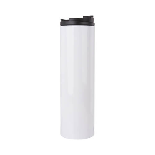 600 ml stainless steel sublimation water bottle - white