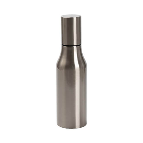 750 ml stainless steel oil dispenser for sublimation - silver