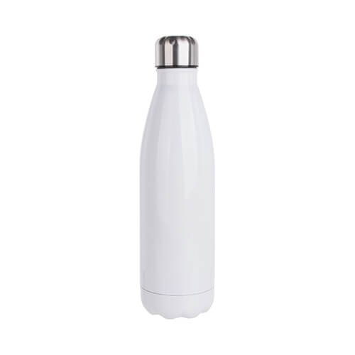 750ml stainless steel beverage bottle for sublimation - white