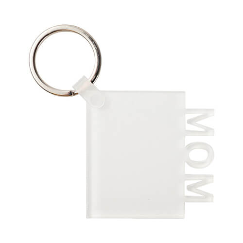 Acrylic keychain for sublimation keys - Mom