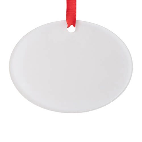 Acrylic pendant for sublimation - horizontal oval
