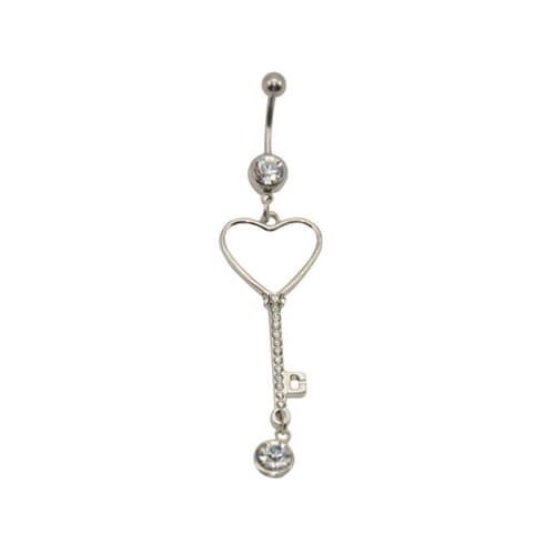 Belly ring heart Sublimation Thermal Transfer