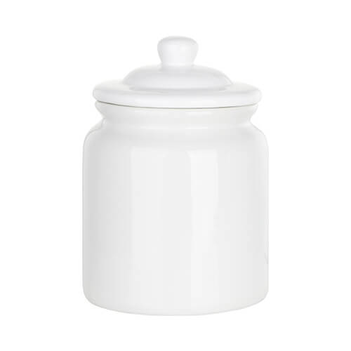 Ceramic container 2400 ml with a lid for sublimation