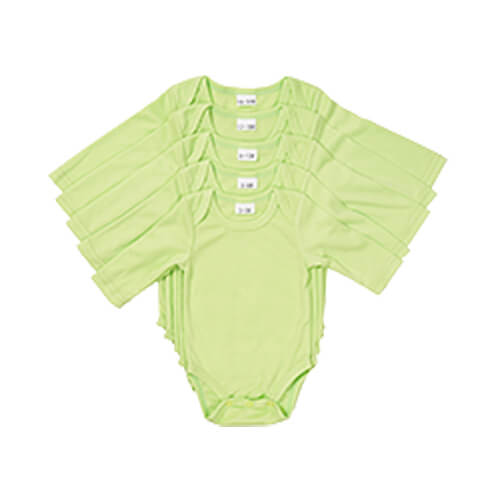 Children's body with long sleeves for sublimation - green