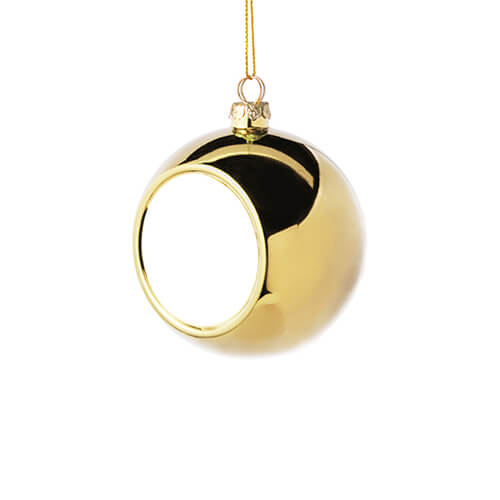 Christmas ball Ø 6 cm for sublimation - gold