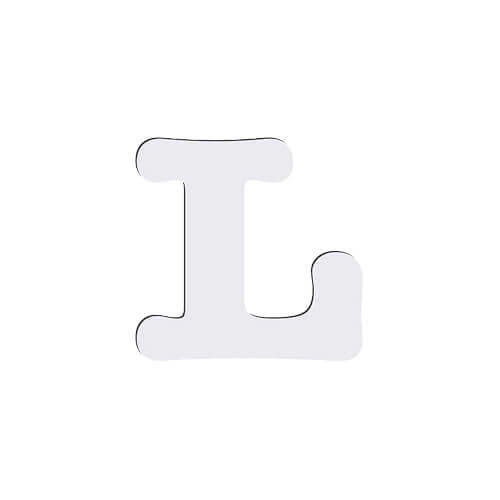 Decorative MDF letter - 10 cm L - Sublimation Transfer