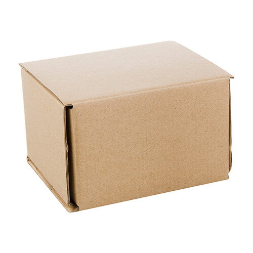 Double hard brown paper box for 300 or 330 ml mugs