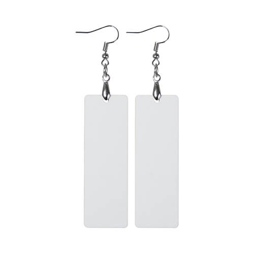 Earrings made of MDF for sublimation - rectangle