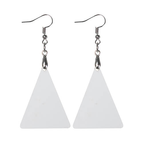 Earrings made of MDF for sublimation - triangle