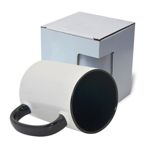 FUNNY mug MAX A+ 450 ml black with box KAR5 Sublimation Thermal Transfer