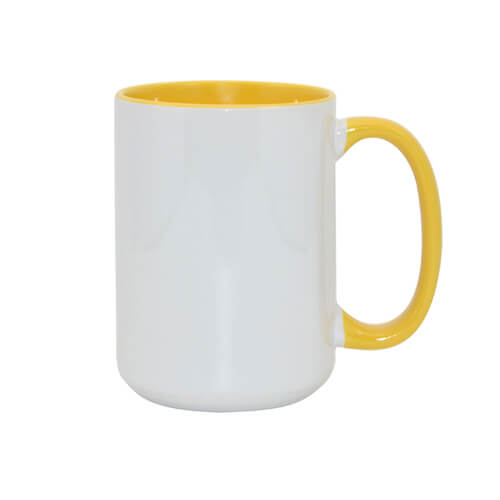 FUNNY mug MAX A+ 450 ml yellow Sublimation Thermal Transfer