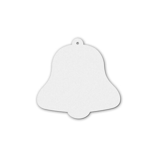 Felt bell shaped decoration Sublimation Thermal Transfer