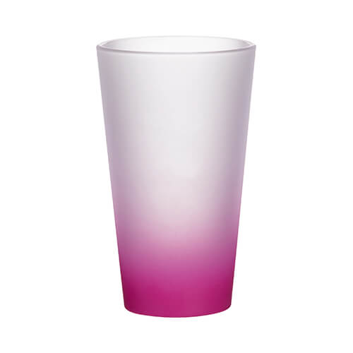 Frosted glass for sublimation 450 ml - purple gradient