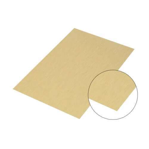 Gold matte brushed aluminium sheet 10 x 15 cm Sublimation Thermal Transfer