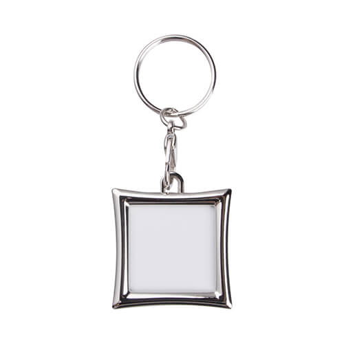 Keychain - double-sided frame - square for sublimation