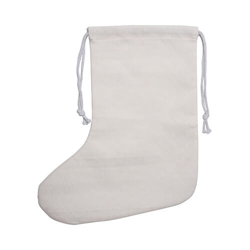 Linen bag - sock 28 x 49 cm for sublimation