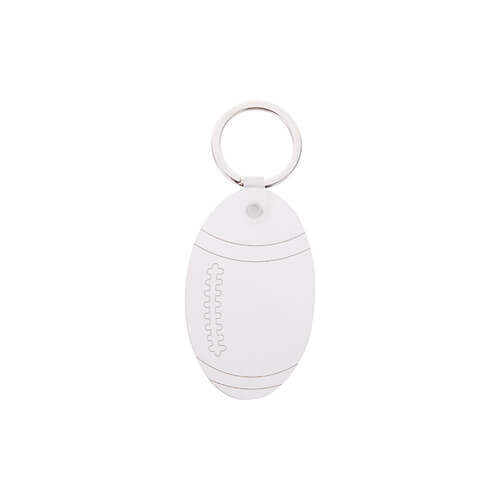 MDF keychain for sublimation printing - Rugby ball