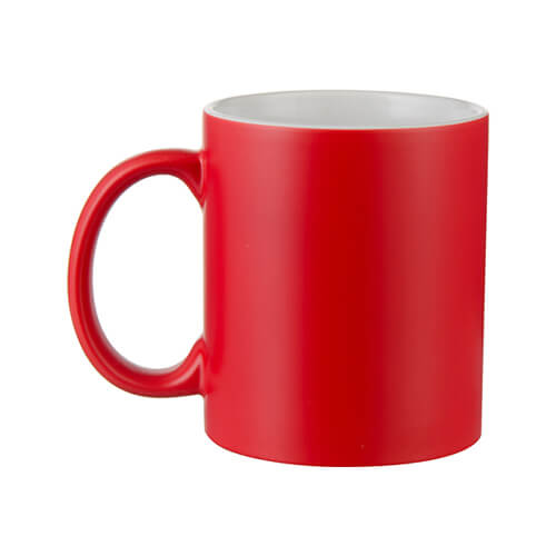 Magic, red, matte mug for  sublimation printing
