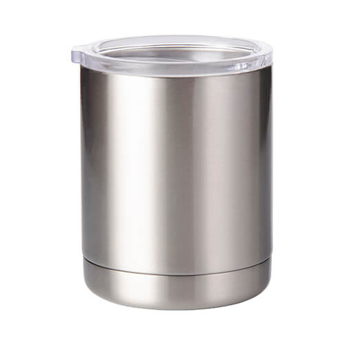 Metal Lowball mug 300 ml for sublimation - silver